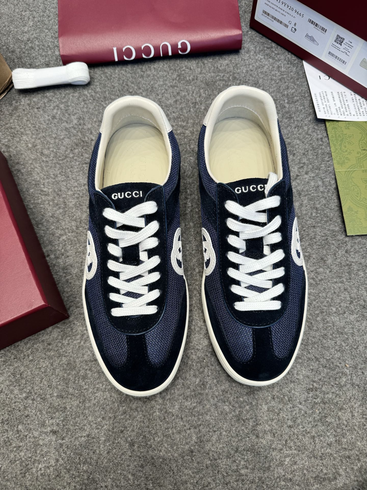 GG Interlocking G74 Dexun shoes 1825040103
