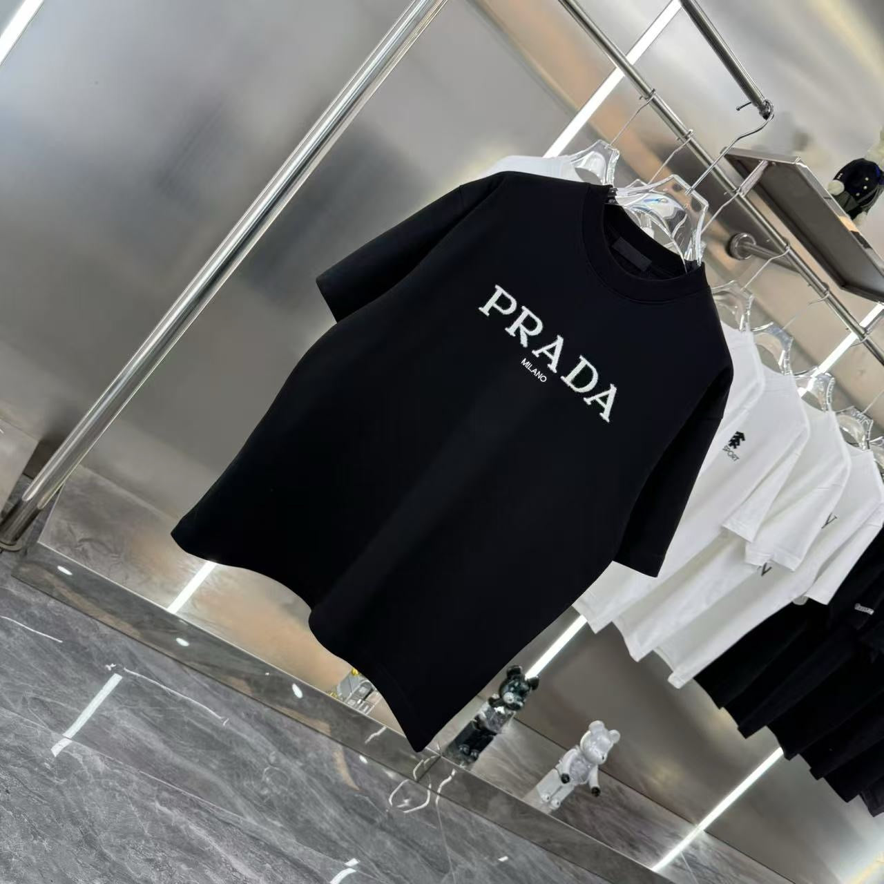 PR Cotton embroidery couple T-shirt 1825052021