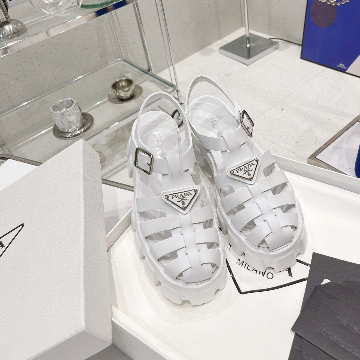 P luxury leather sandals XC0723081601