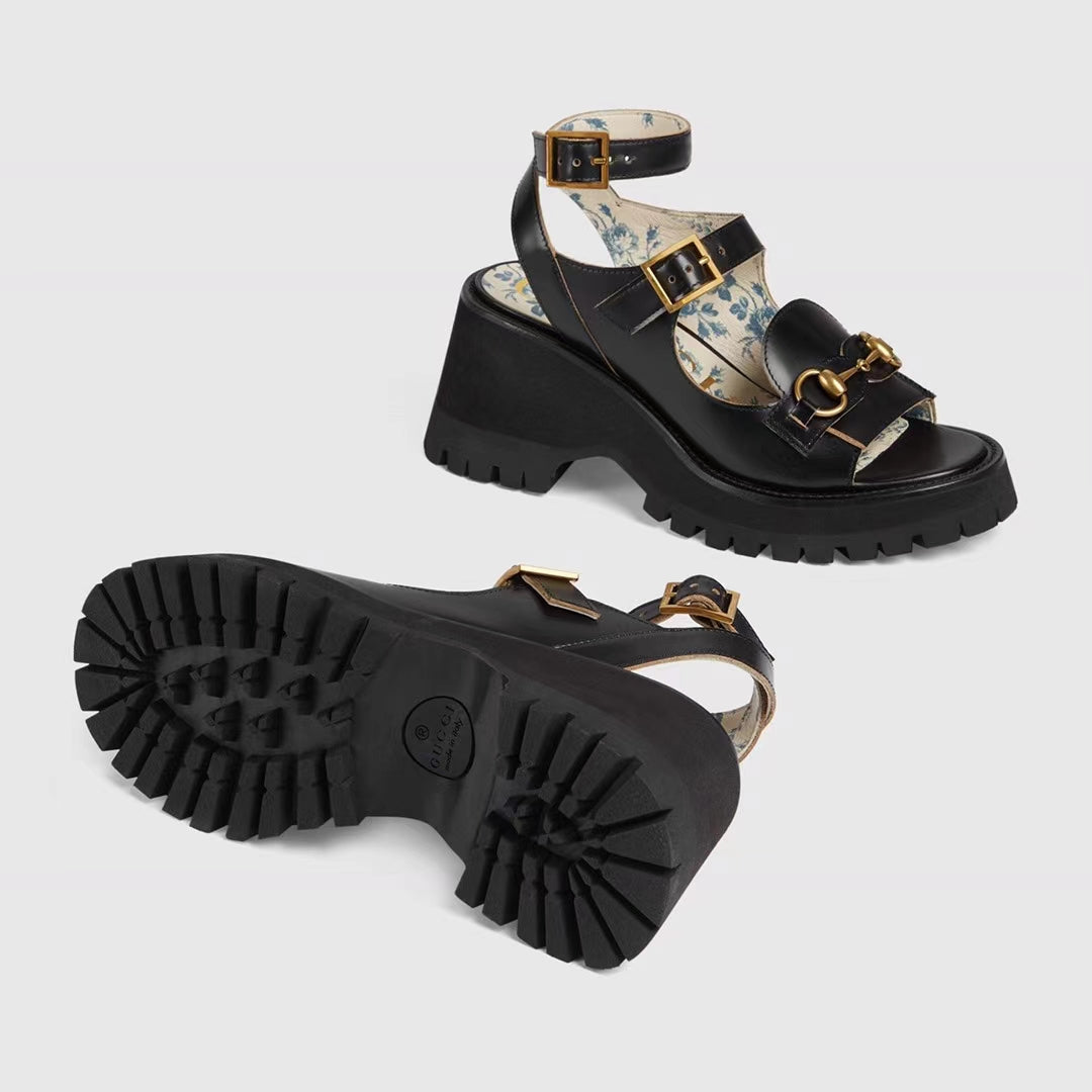 G Horsebit platform sandals 1824061308