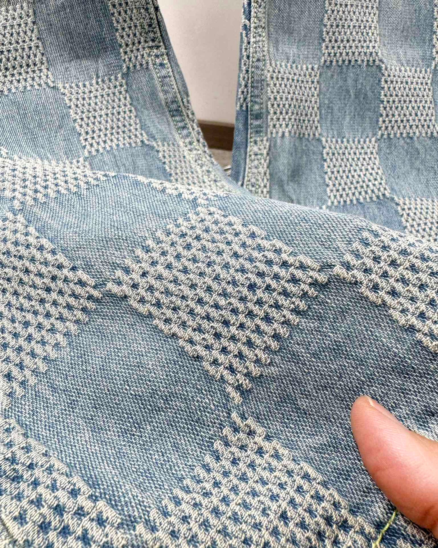 LV Plaid jeans 1825022820