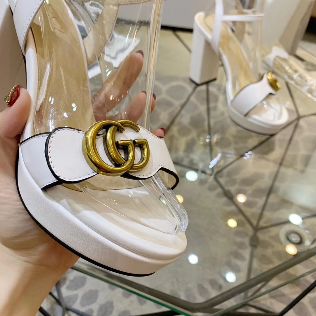 Versatile G buckle high-heeled sandals 1824061301