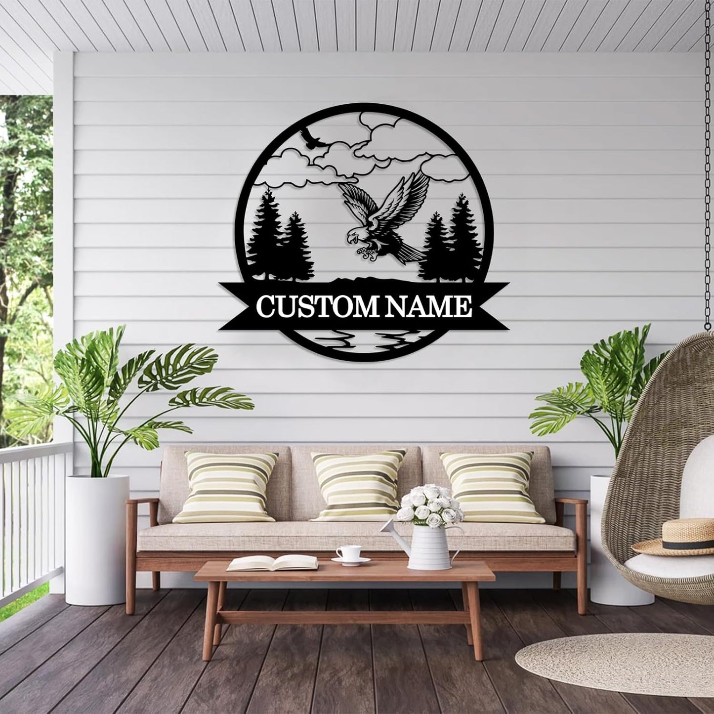 Custom Dragon Metal Sign Personalized Name Wall Art for Indoor Outdoor Decor Fantasy Gift