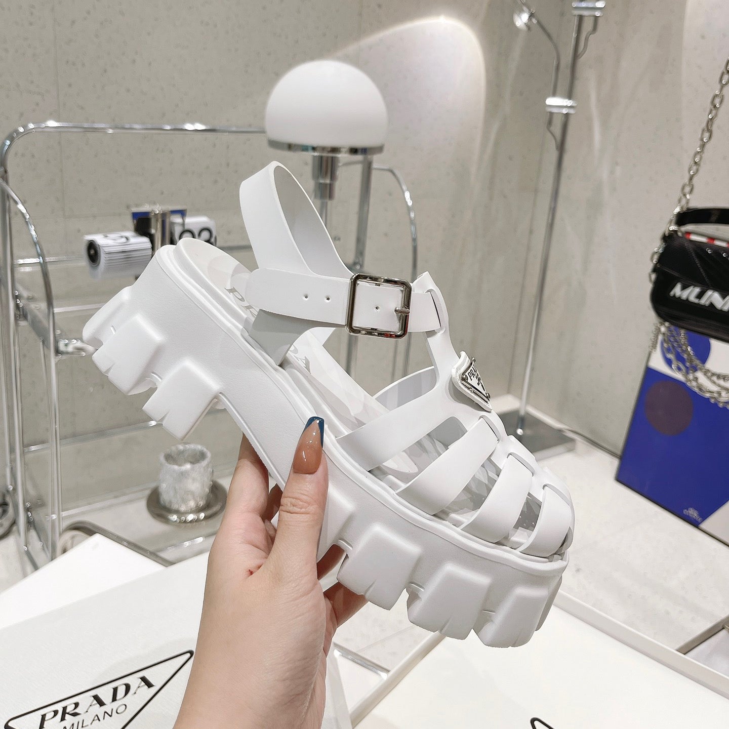 P luxury leather sandals XC0723081601