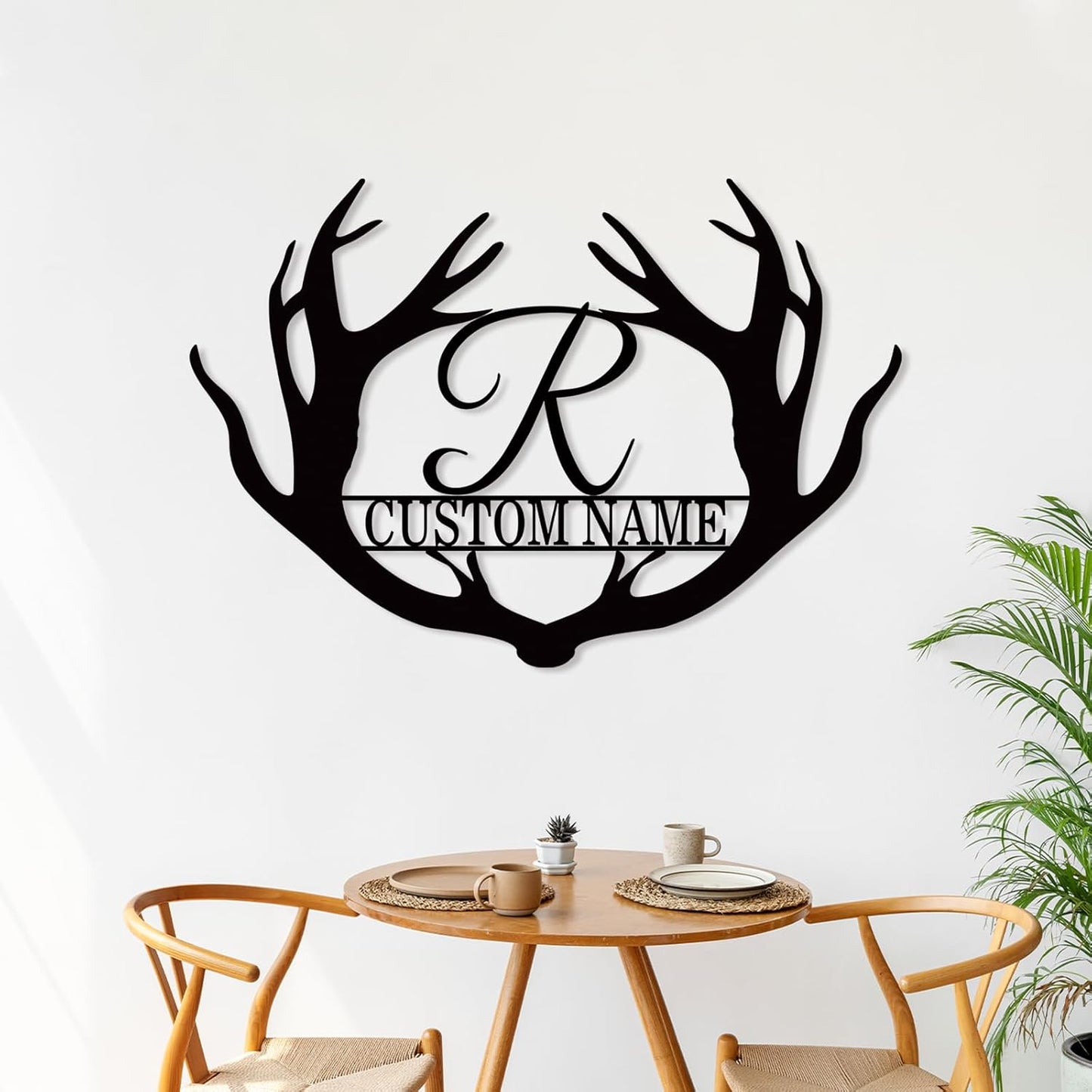 Custom Butterfly Metal Sign for Cabin or Porch, Personalized Family Name Wall Decor Gift