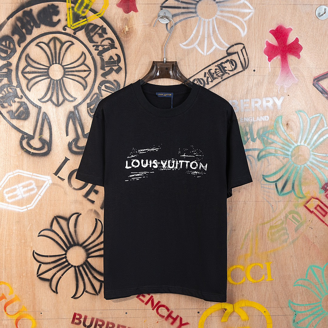 LV Front and back letter print T-shirt 1824103105