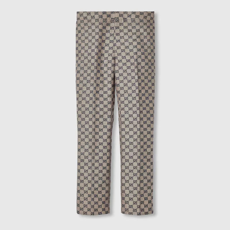GG WOMEN LINEN BLEND CANVAS PANT 1025051601