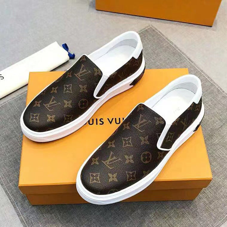 Casual Print Slip-on Loafers V02
