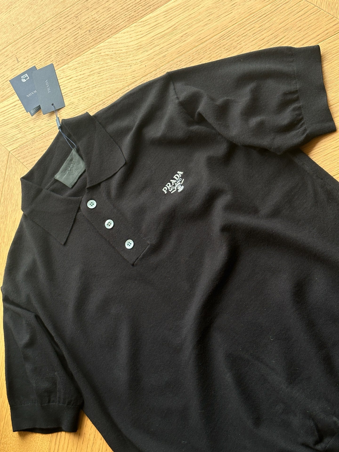 PR Knitted Embroidered Logo Polo 1825061801