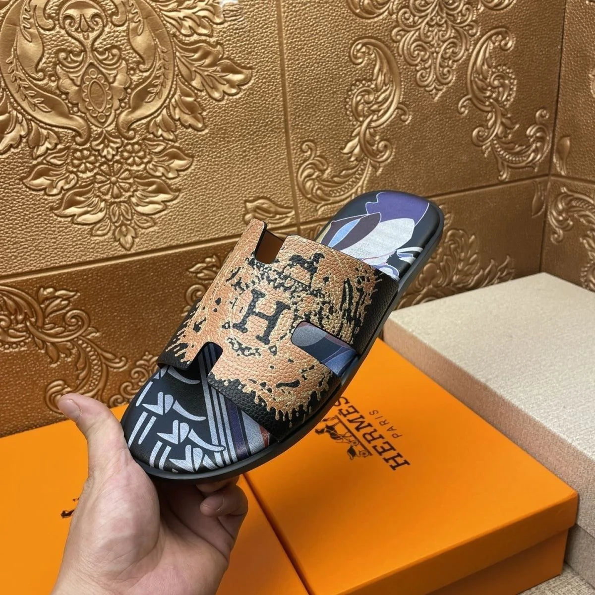 New H Men's Sop Sandals 1024040303