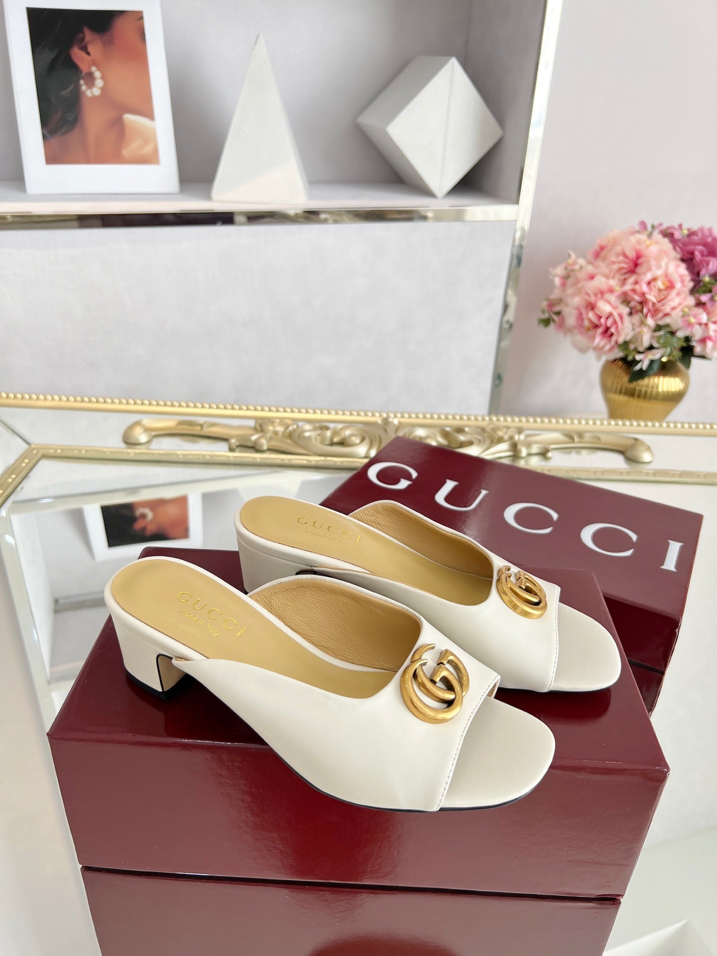 GG Chunky heel slippers 1825061302