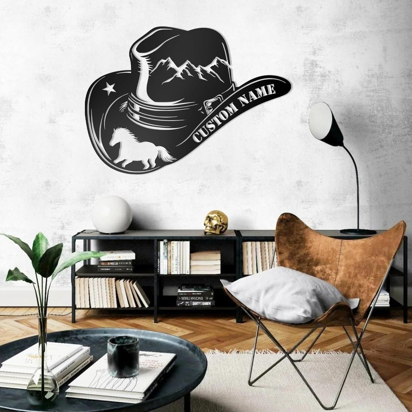 Custom Metal Sign Classic Cowboy Culture Wall Art for Bar & Club Decor