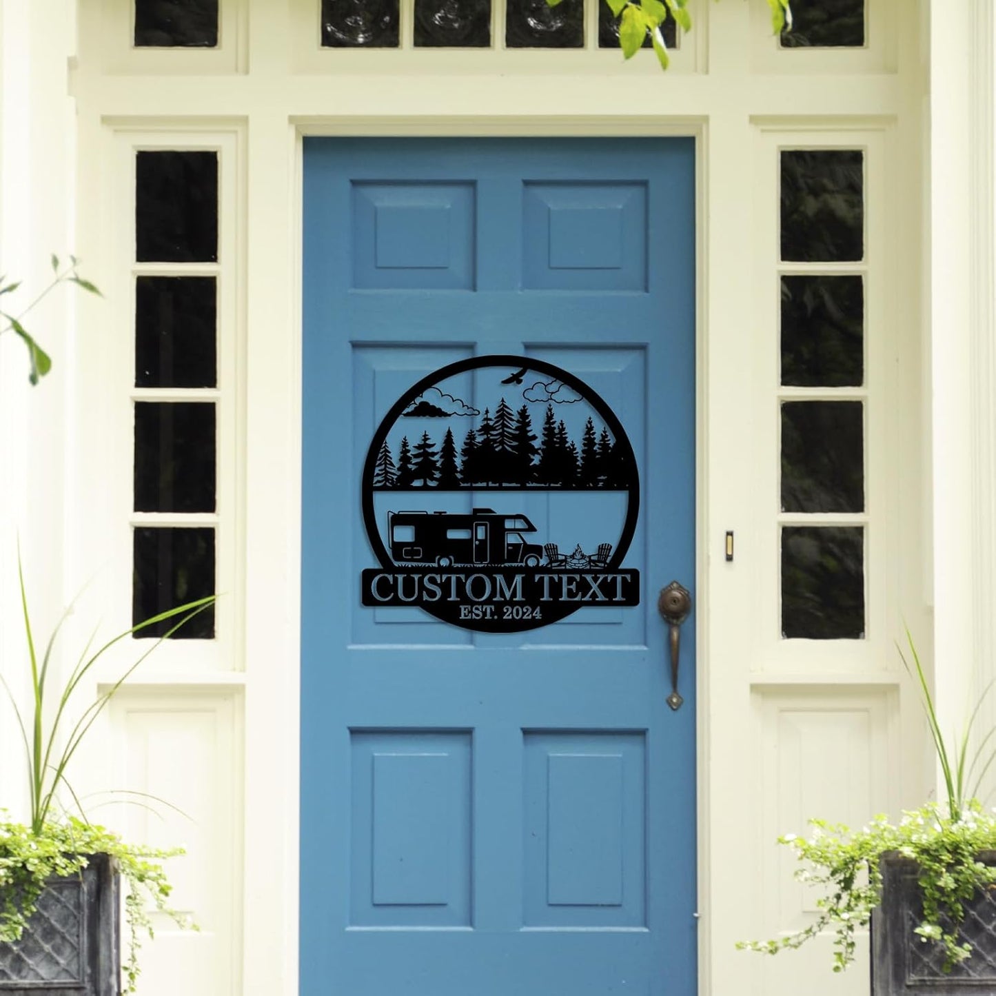 Personalized Camping Sign, Outdoor Travel Trailer Camper Signs, Family Sign, Camping Gifts