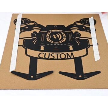 Handcrafted Metal Helmet Hanger , Durable Wrought Iron Wall Rack