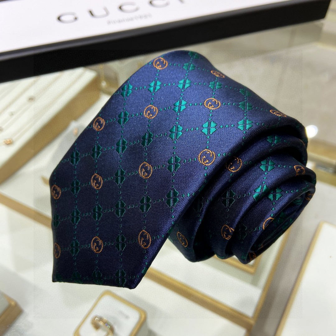 GG four-leaf clover tie 1824060504