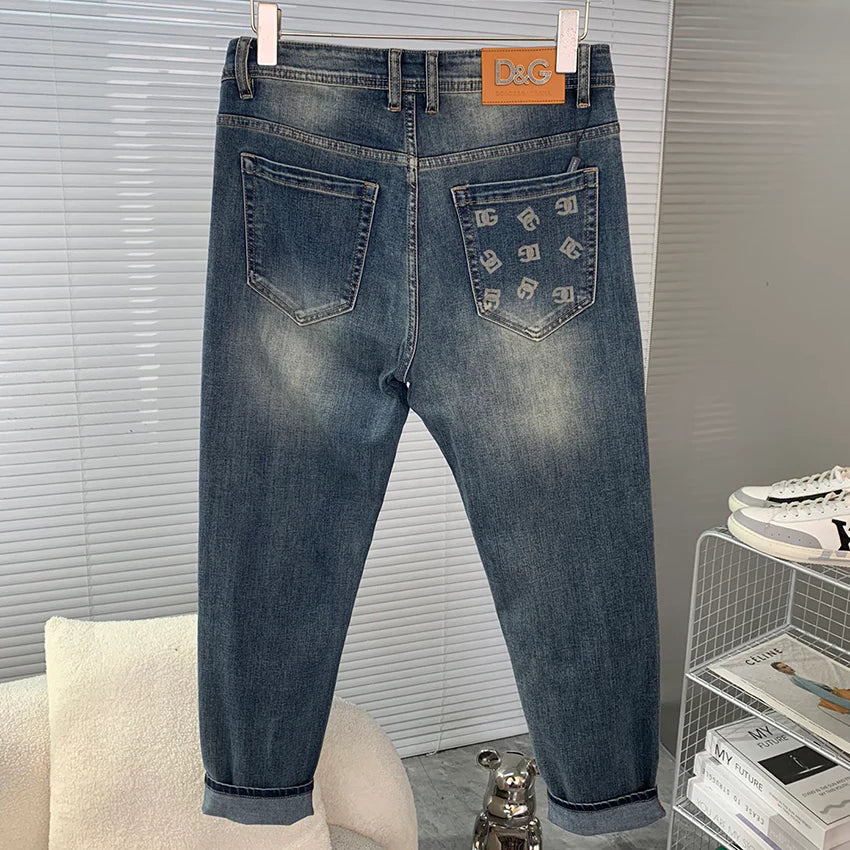 New Fashion Versatile Thin Jeans 1024060417