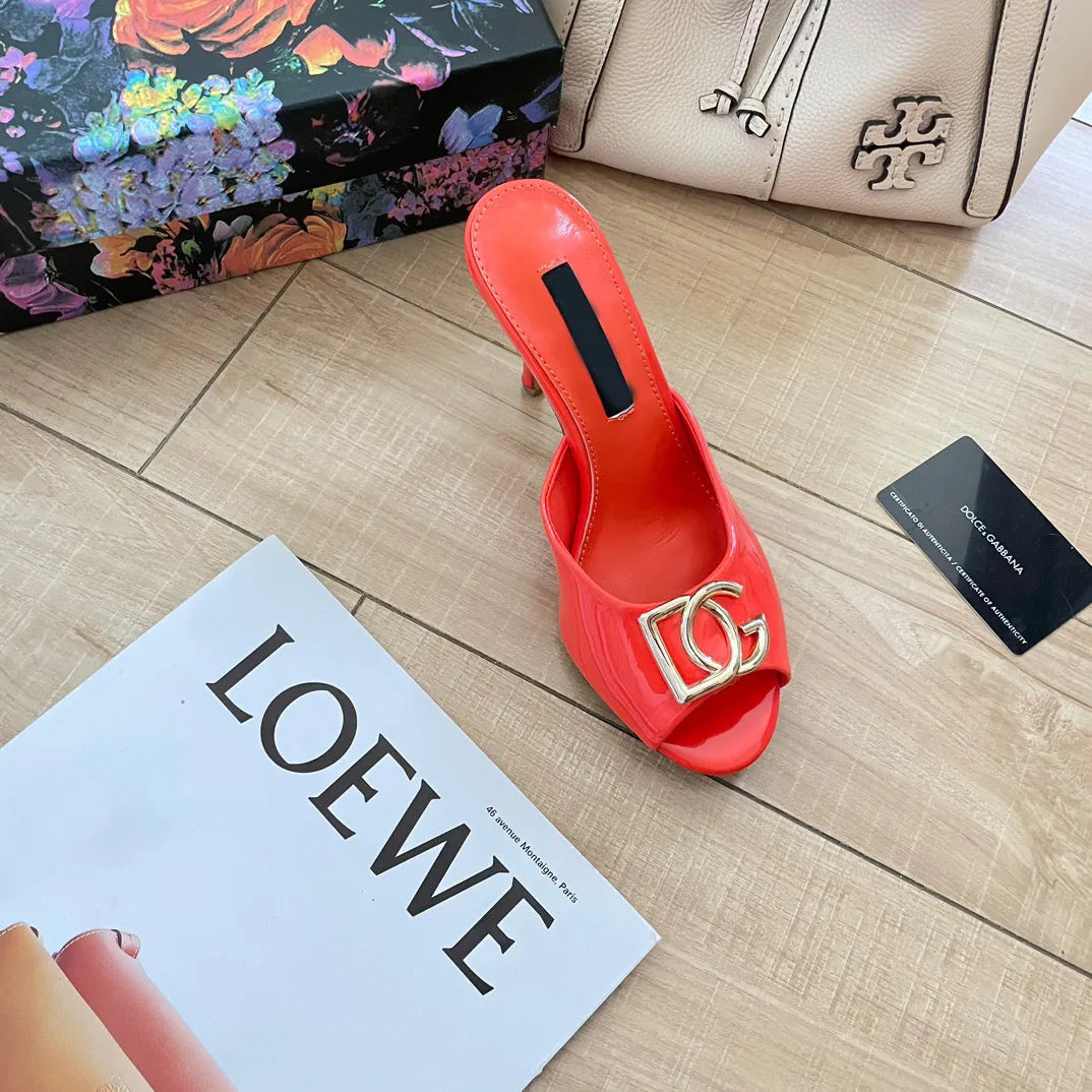 DG New Fashion Open Toe High Heel Slippers 1025041110