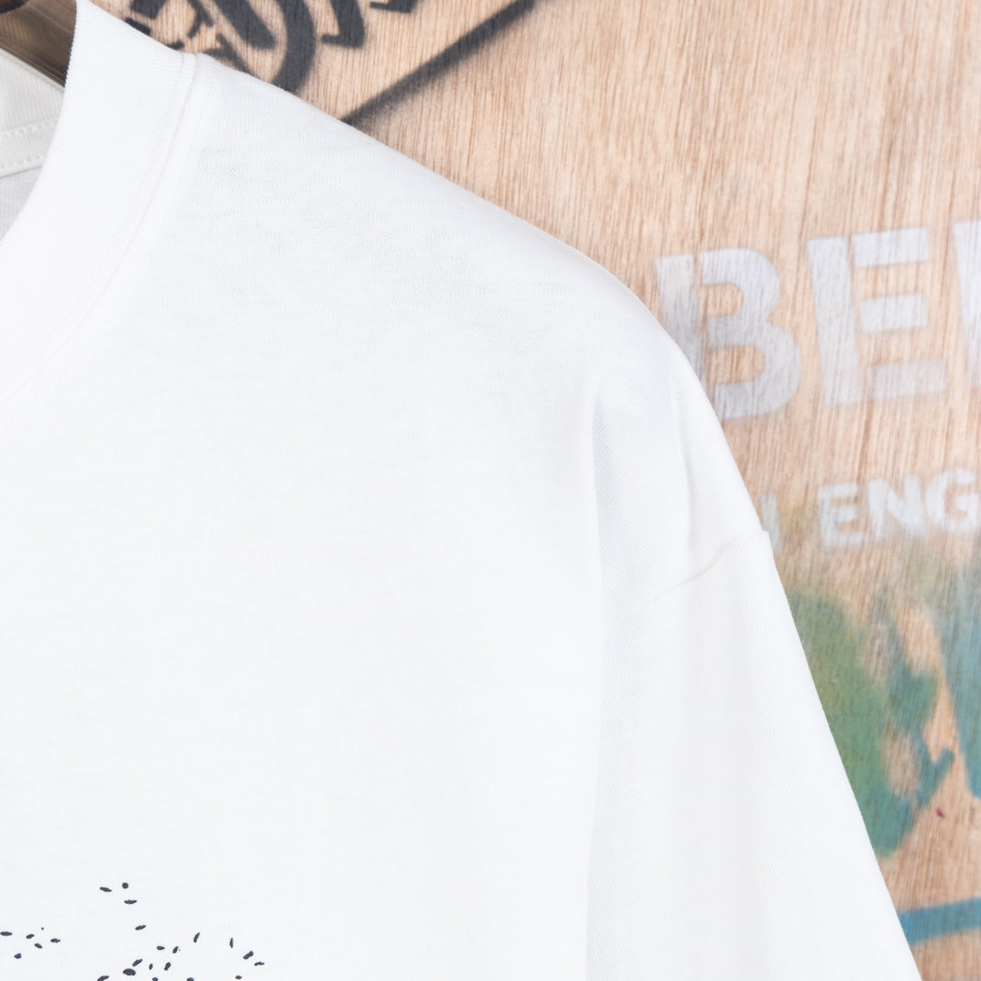 LV Front and back letter print T-shirt 1824103105