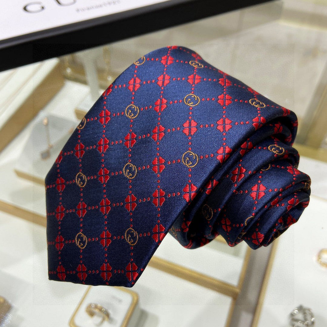 GG four-leaf clover tie 1824060504