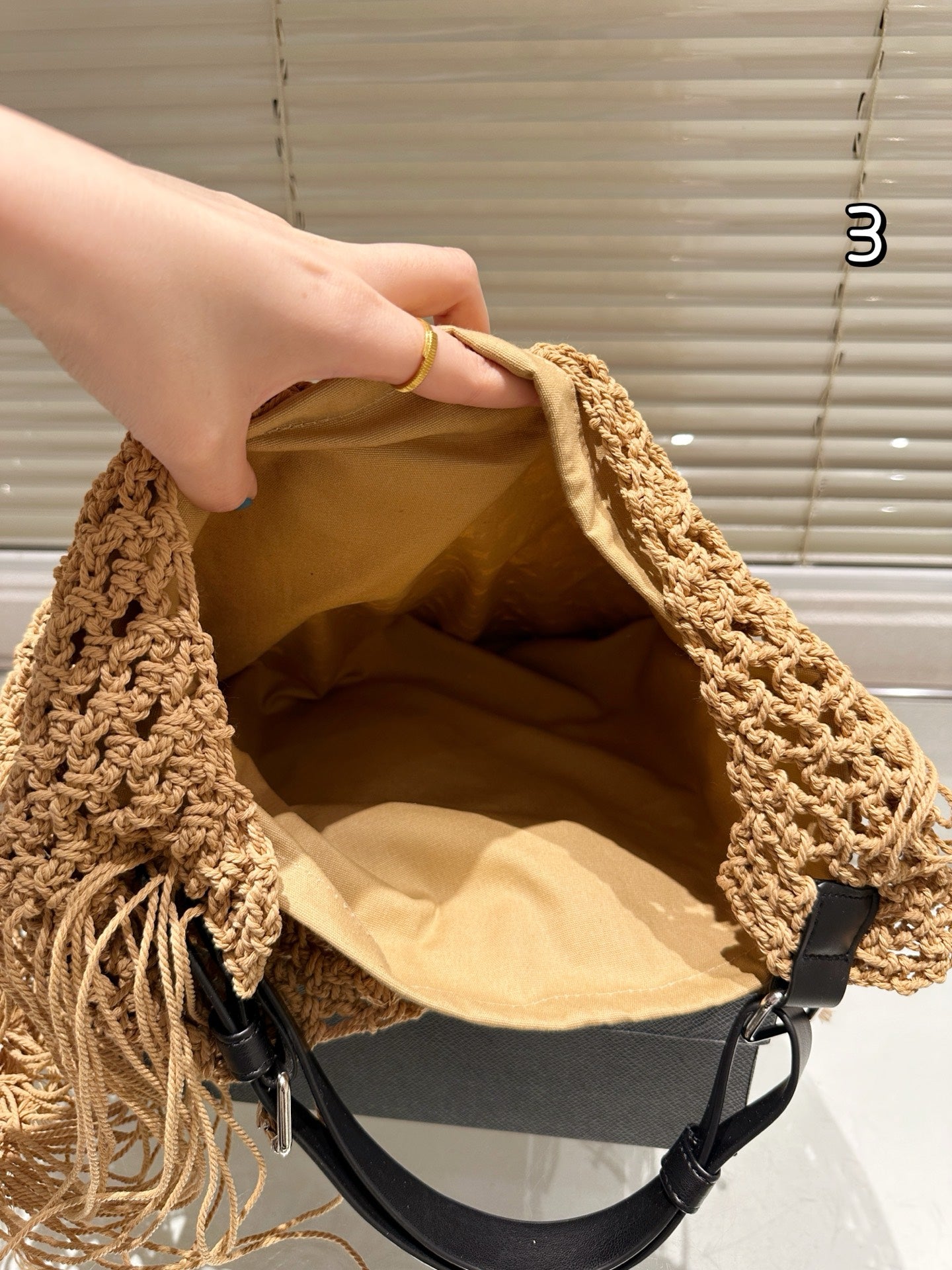 YSL Woven tote 1825040811