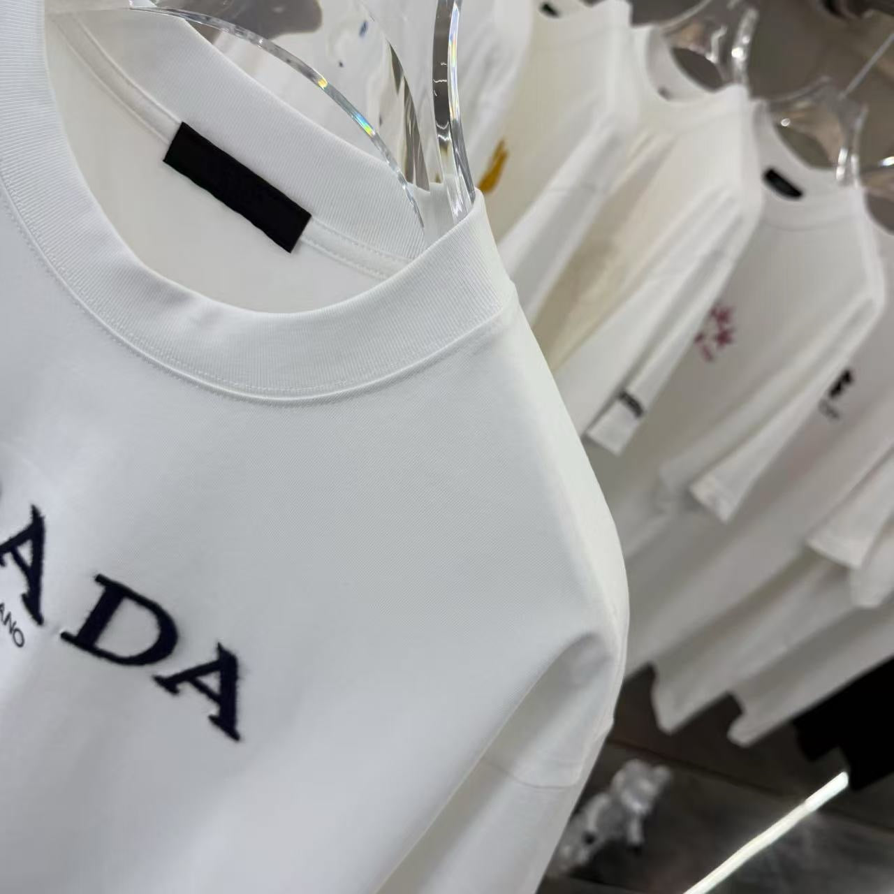 PR Cotton embroidery couple T-shirt 1825052021
