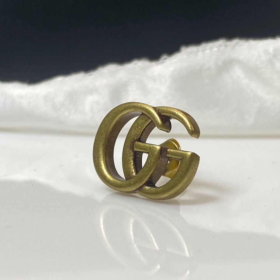Retro Classic Double G Stud Earrings