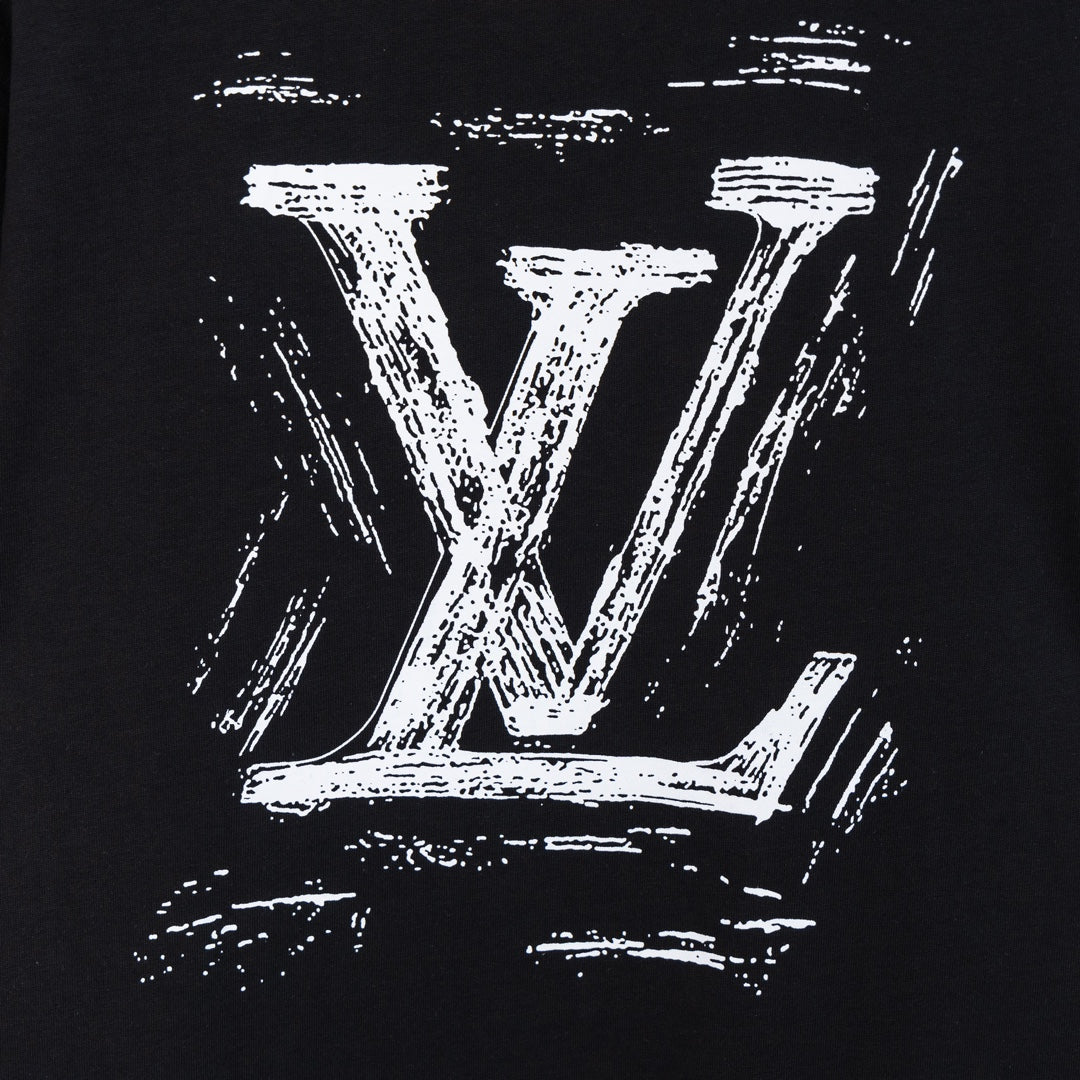 LV Front and back letter print T-shirt 1824103105