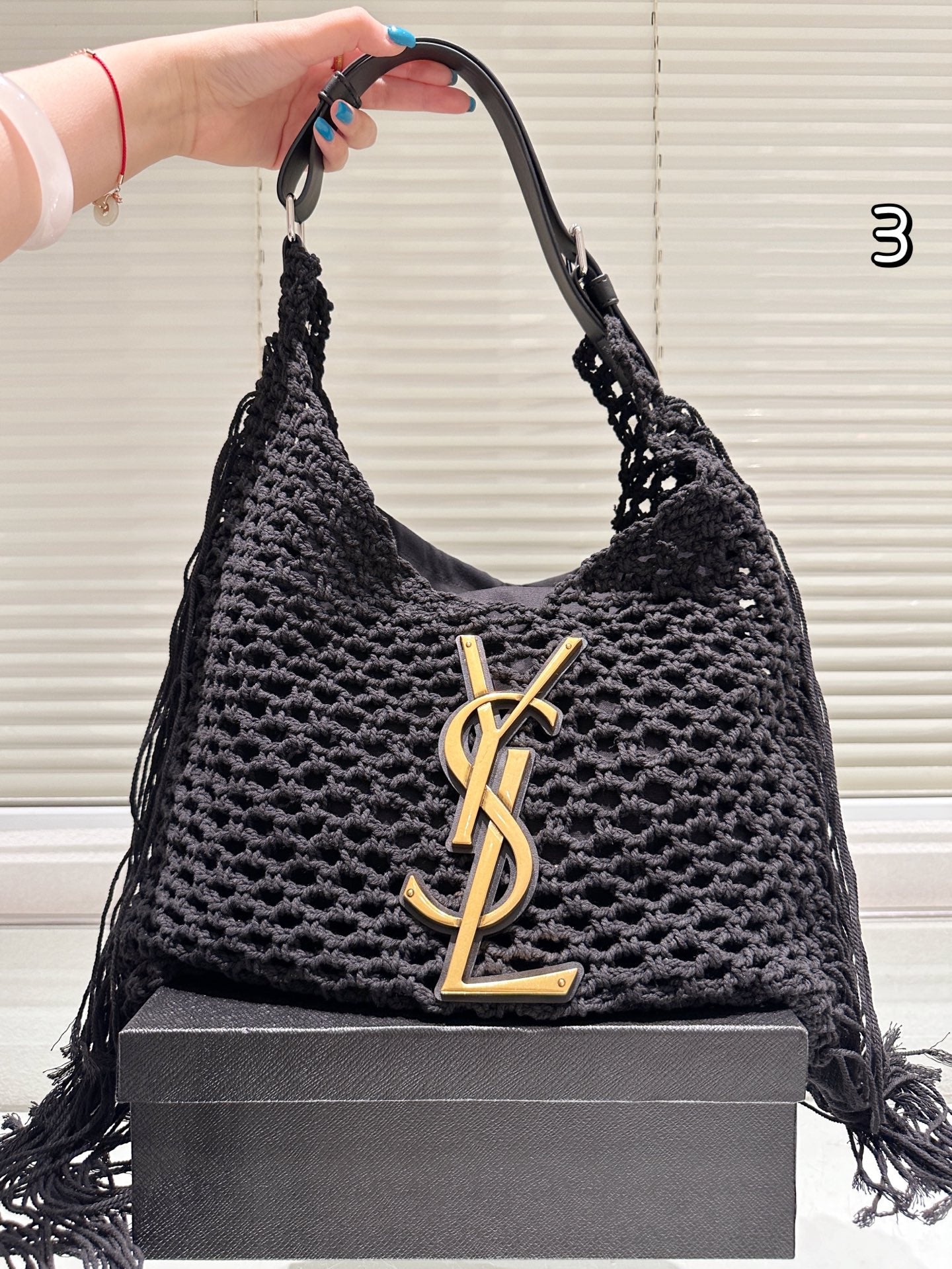 YSL Woven tote 1825040811