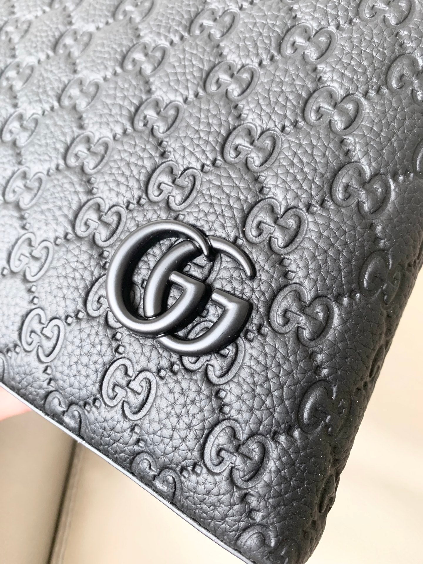 GG Leather embossing clutch bag 1825042909