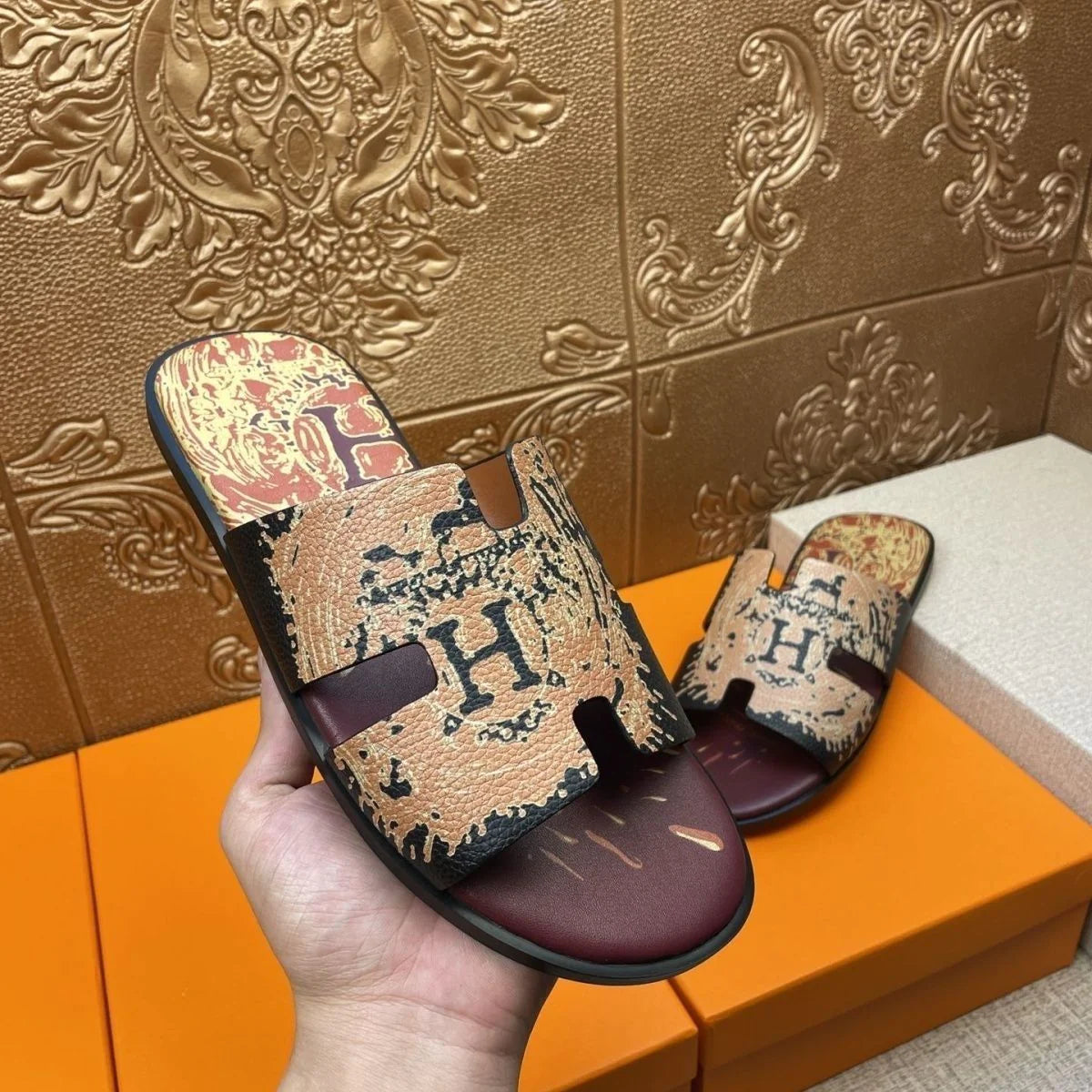 New H Men's Sop Sandals 1024040303