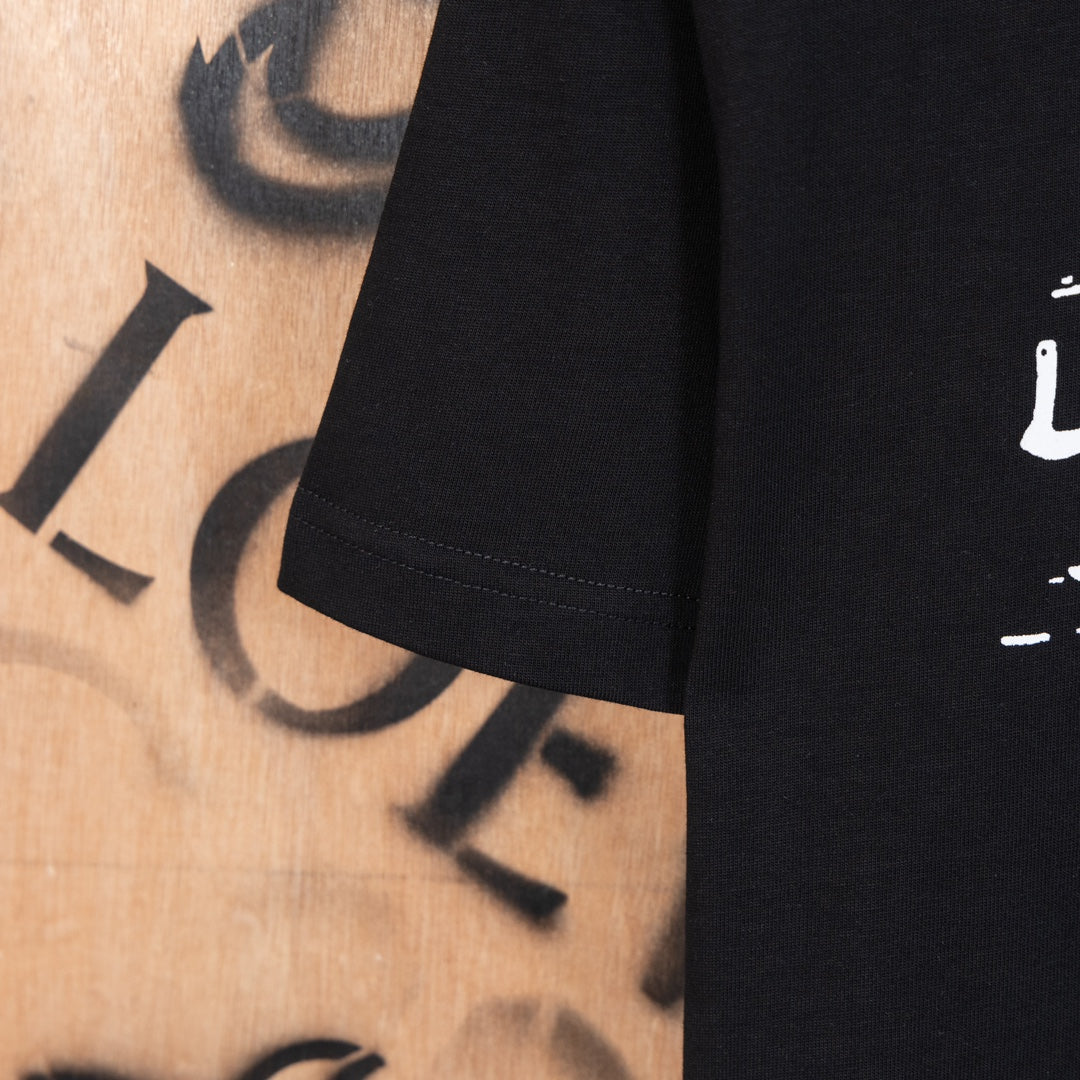LV Front and back letter print T-shirt 1824103105