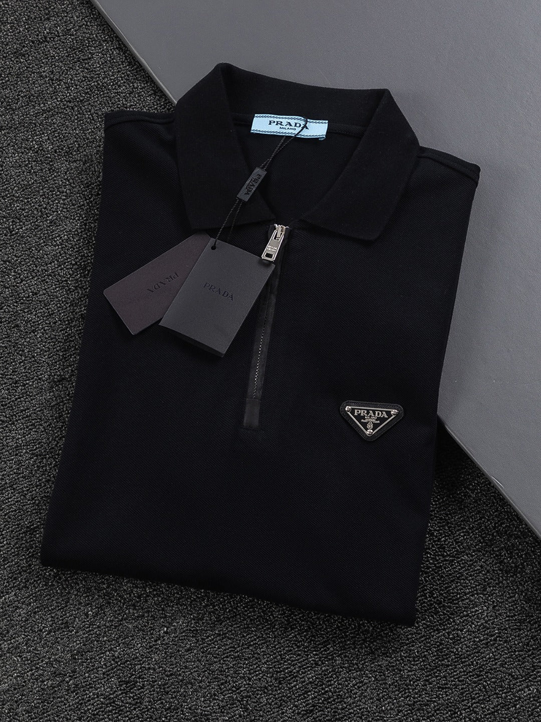 PR Polo shirt with zip 1825031801
