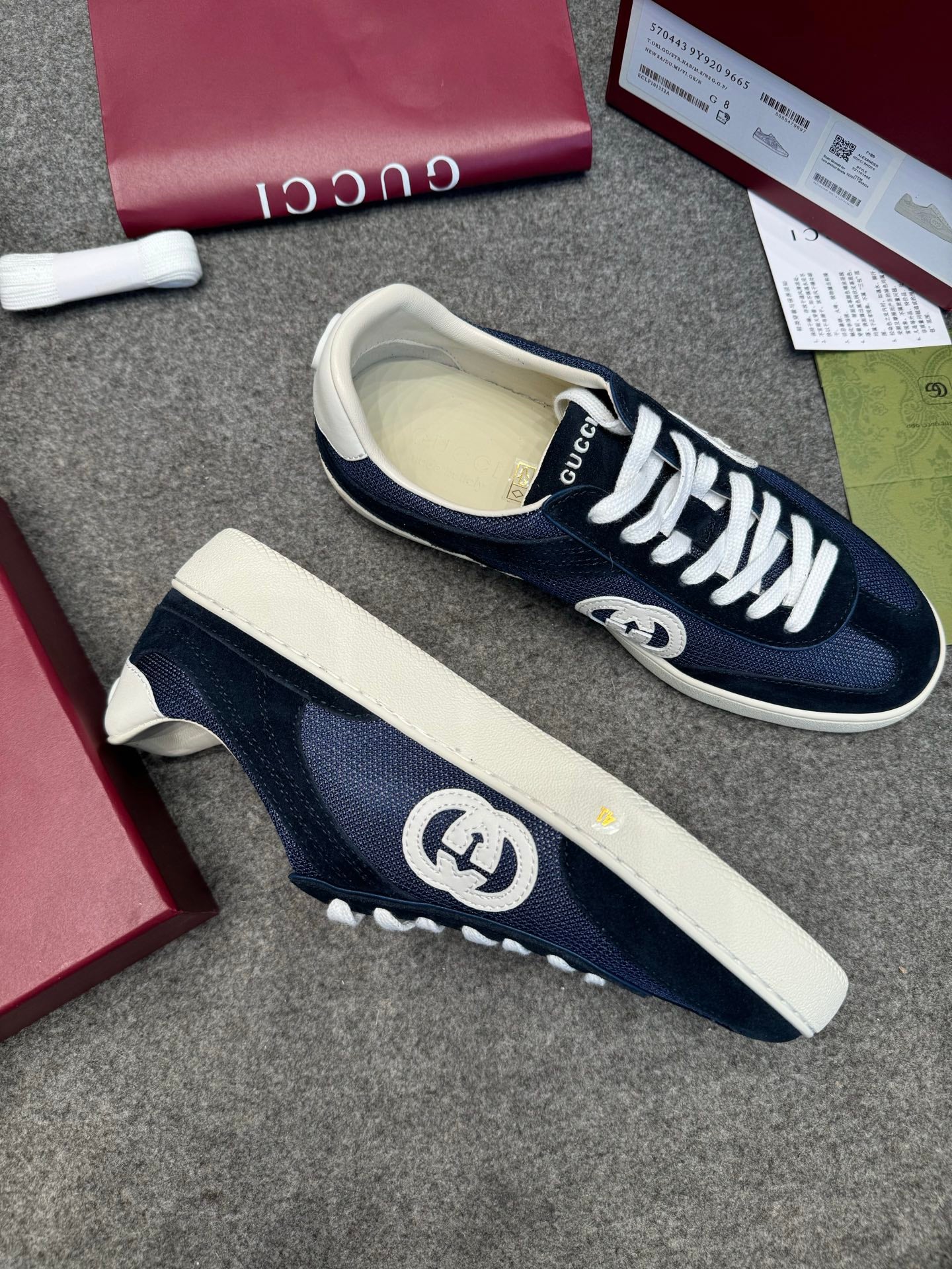 GG Interlocking G74 Dexun shoes 1825040103
