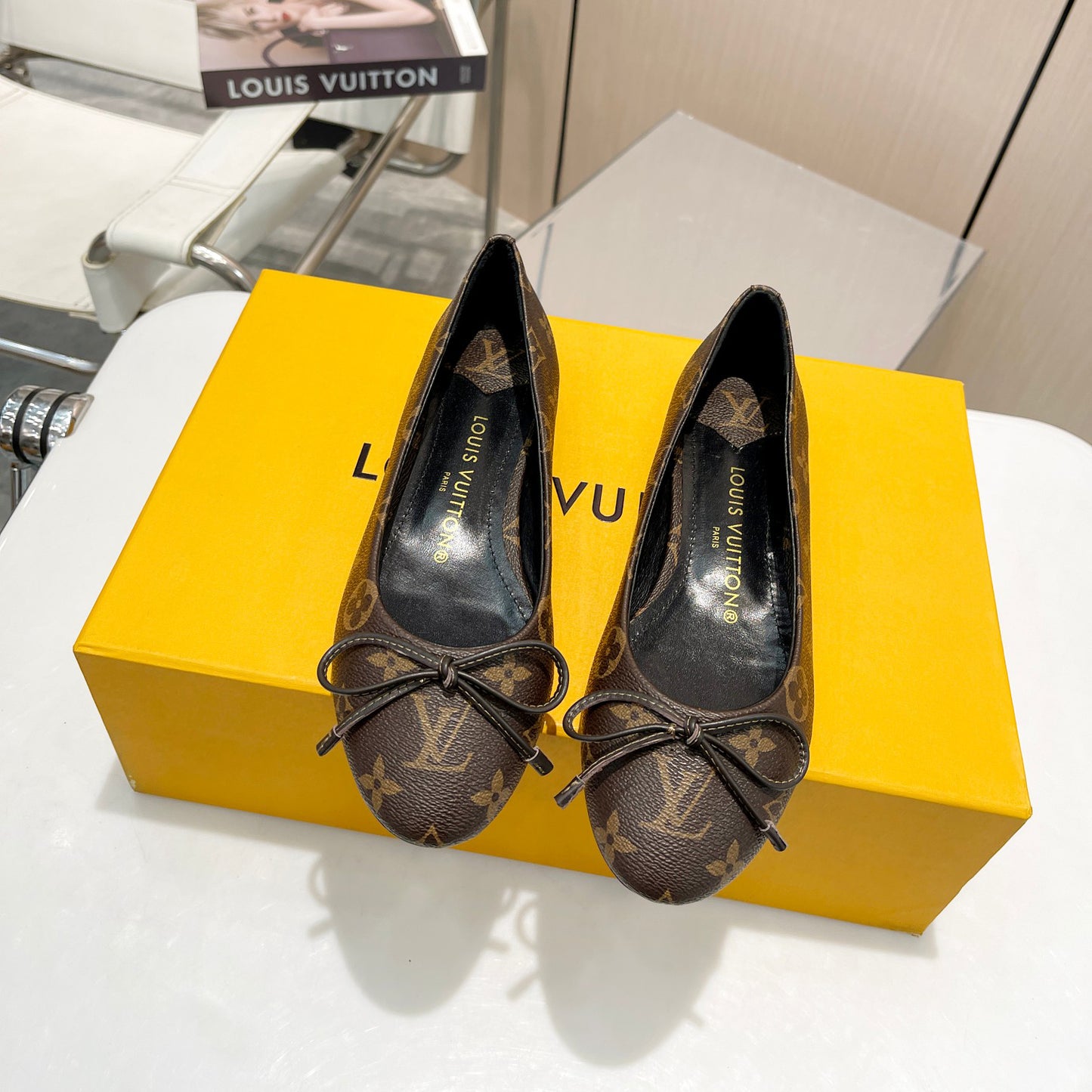 New style bow ballet flat shoes presbyopia shoes 1824040702