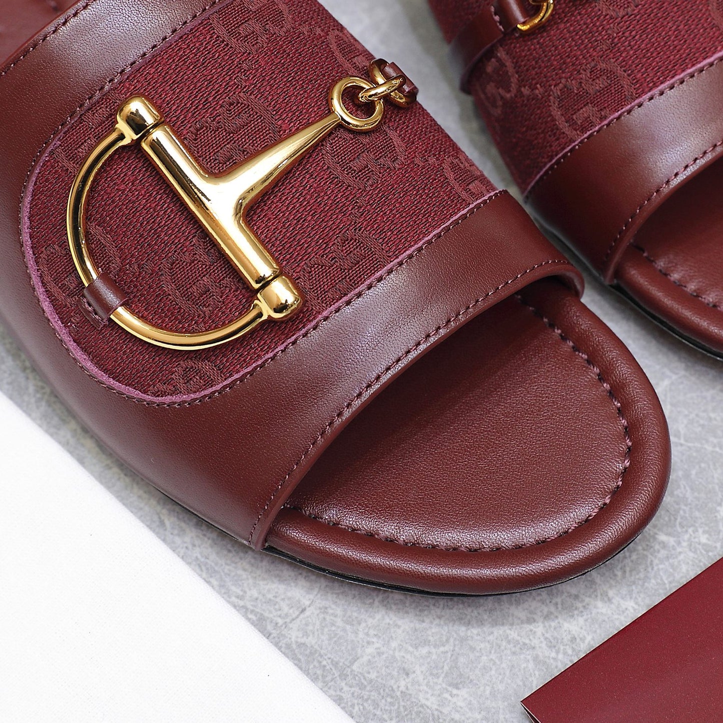 GG 25ss D-shaped chain buckle slippers 1825042512