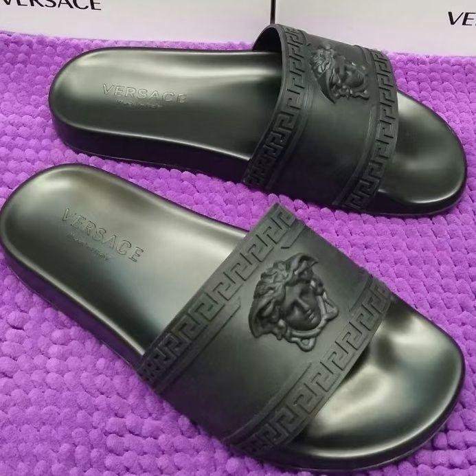 Men's And Women's Fashion One-word Non-slip Beach Slippers 1024032122