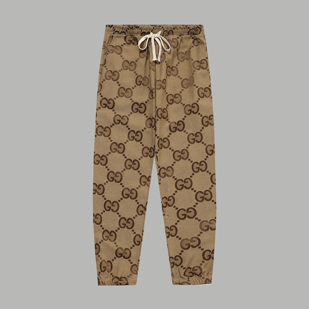 Jacquard all over print trousers XC0823072606