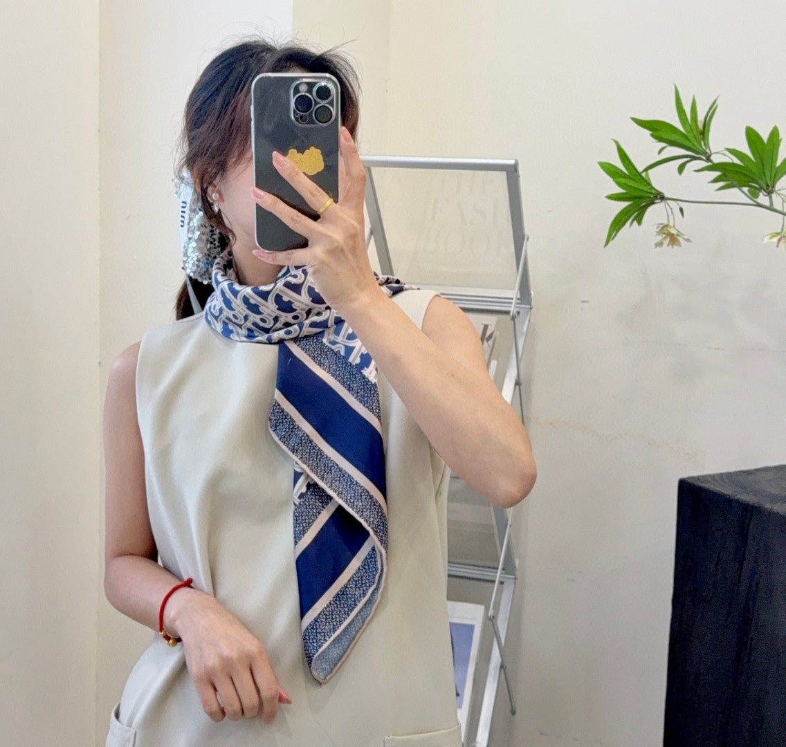 CD Silk scarf 1825022702