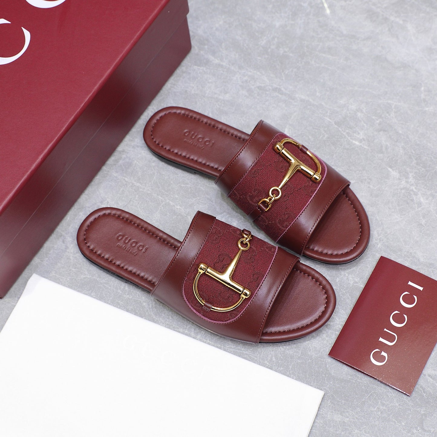 GG 25ss D-shaped chain buckle slippers 1825042512