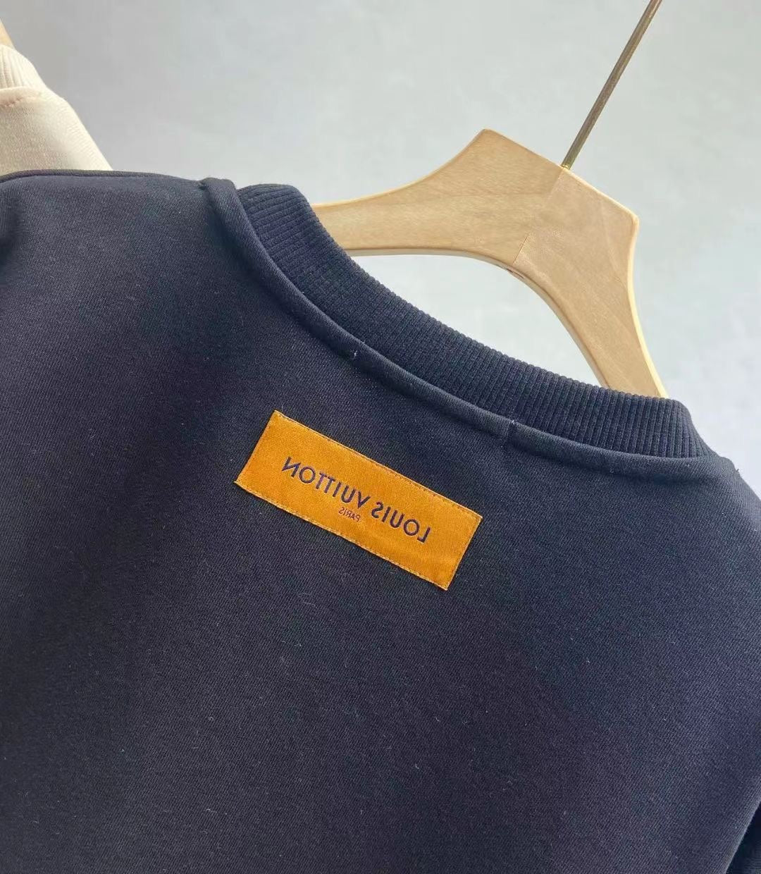 Sketch full of hollow letters long-sleeved round neck sweatshirt XC0823091815