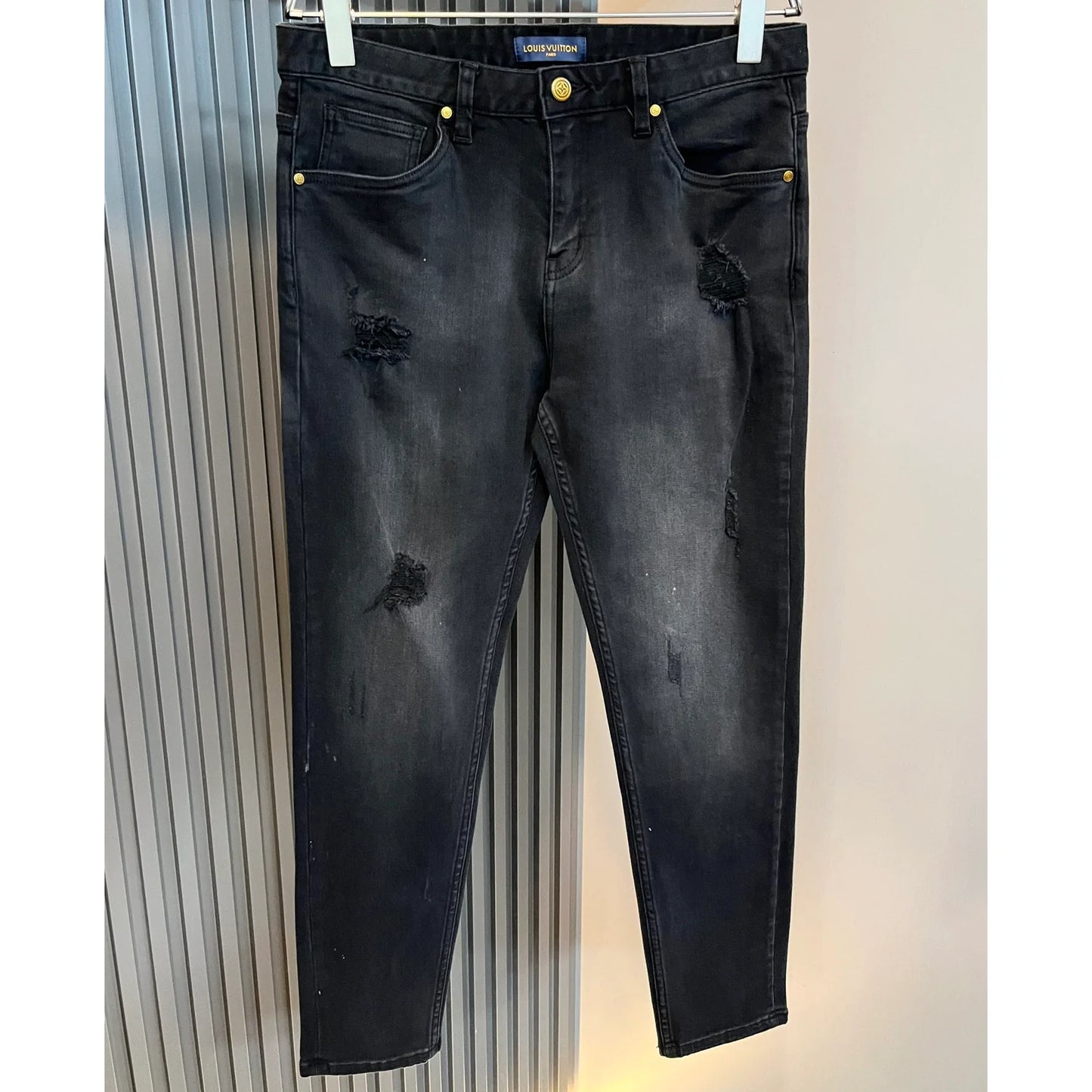 Men's versatile autumn and winter slim fit jeans 1024111409