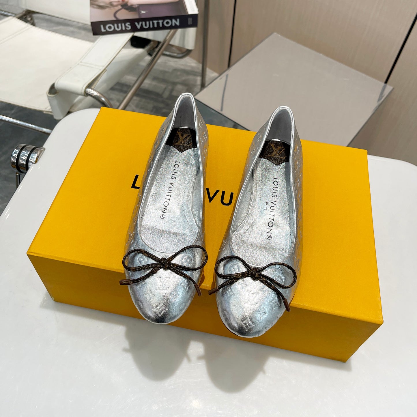 New style bow ballet flat shoes presbyopia shoes 1824040702