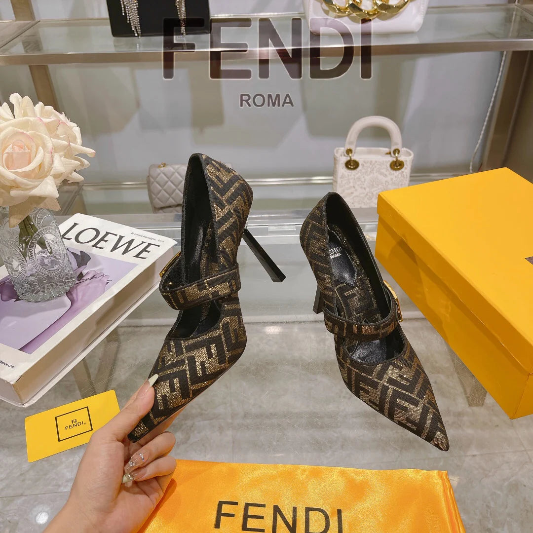 Fashion new versatile high-heeled shoes 1024040919