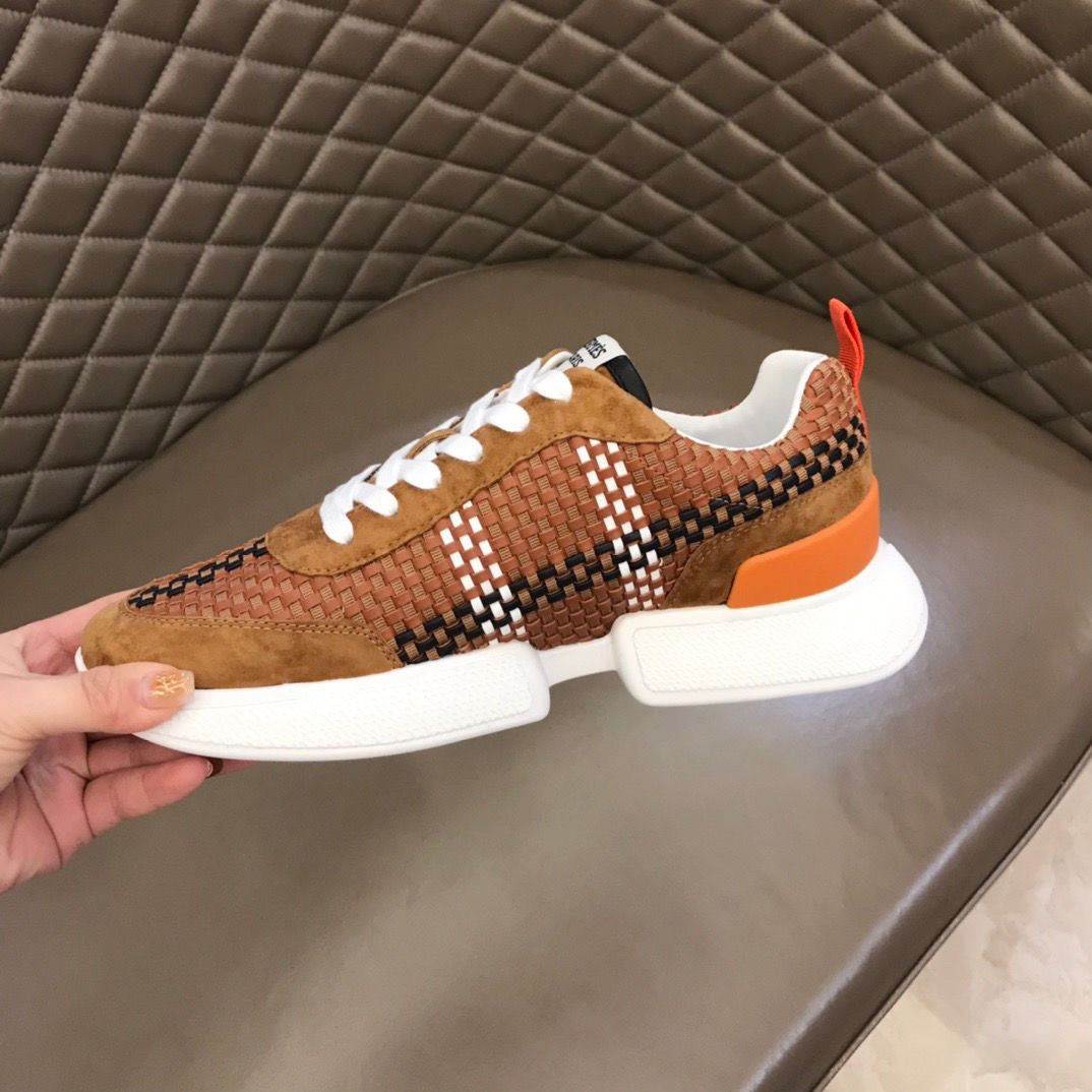H woven leather sneakers 1824052702