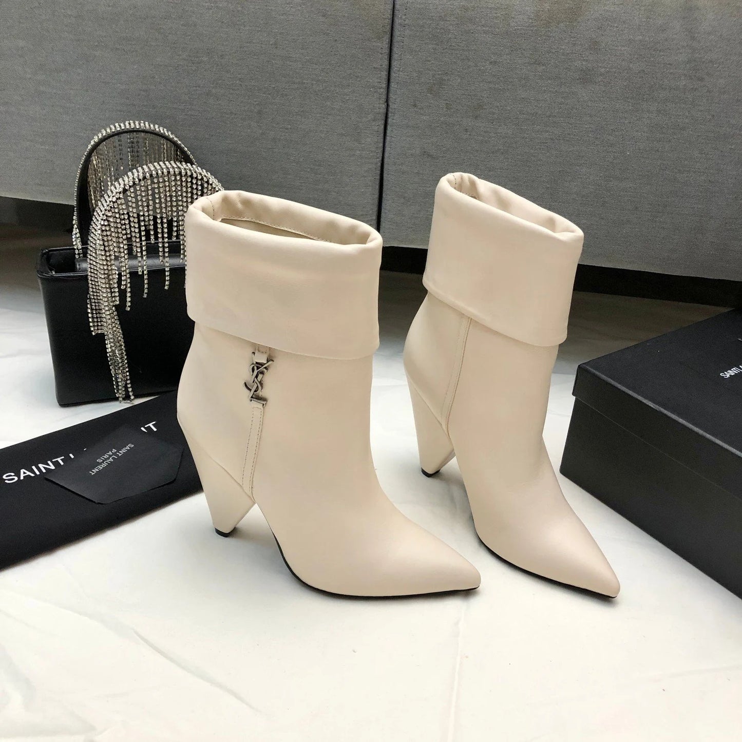 SL Fashion New Side Zipper Short Boots 0723011103