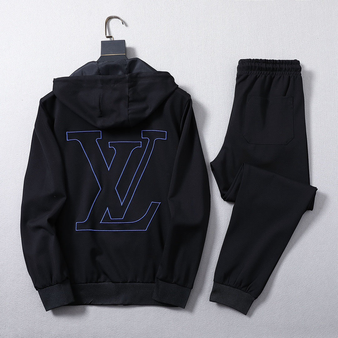Men's printed casual sportswear two-piece set WB12061904