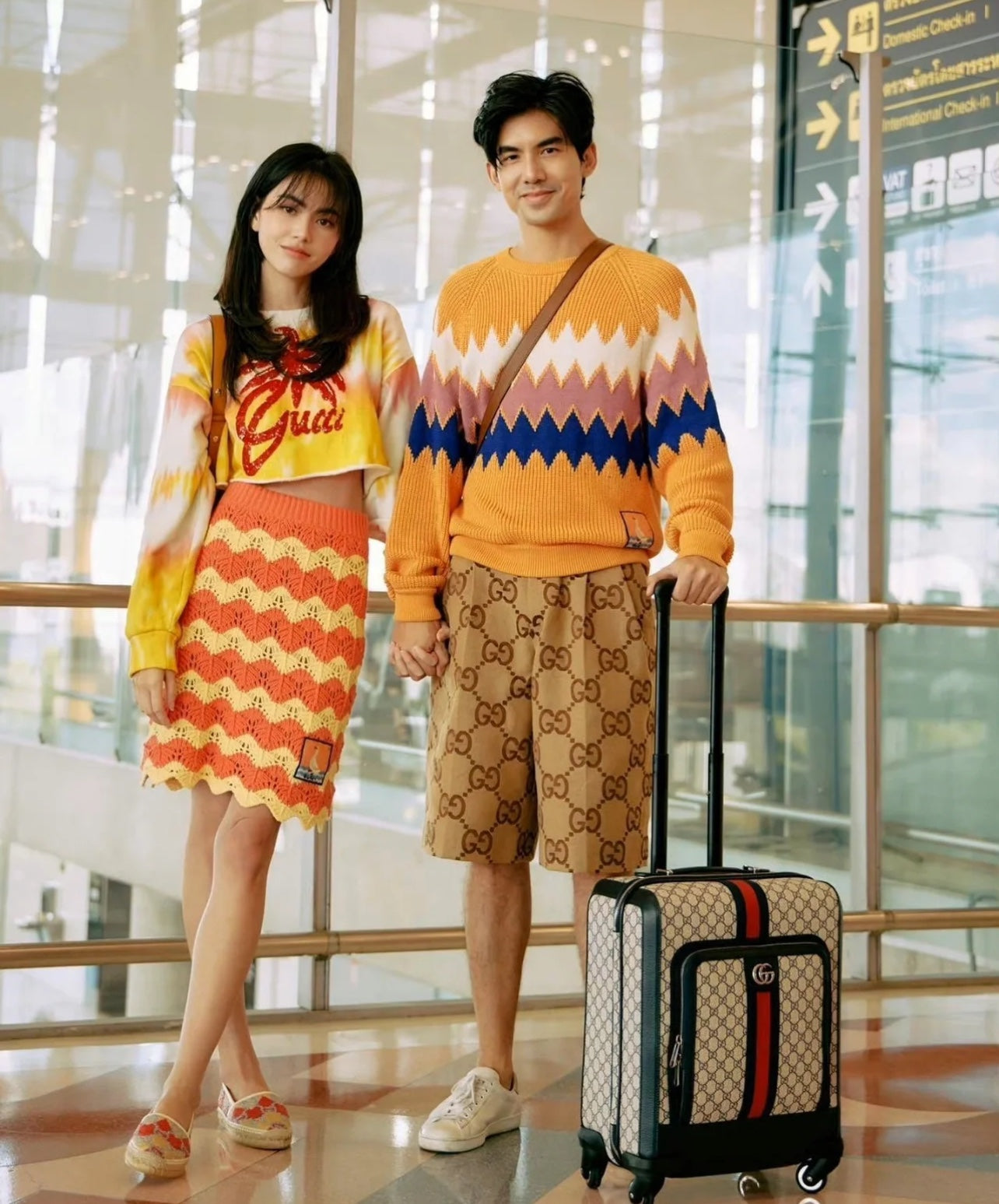 GG Casual couple shorts 1825052217