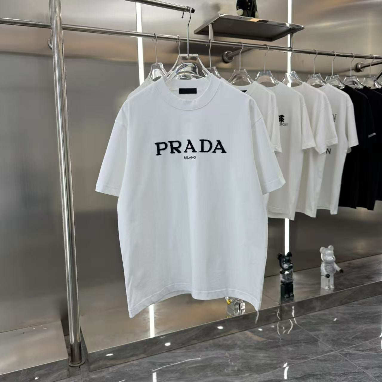 PR Cotton embroidery couple T-shirt 1825052021