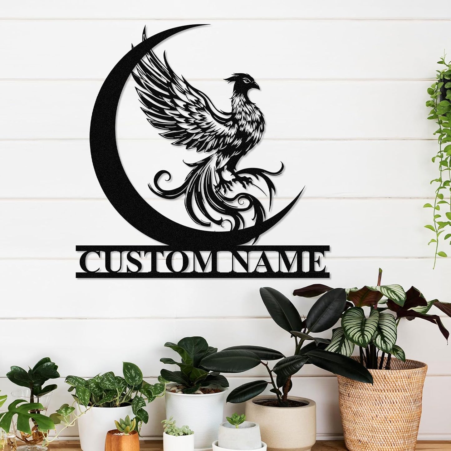 Custom Dragon Metal Sign Personalized Name Wall Art for Indoor Outdoor Decor Fantasy Gift