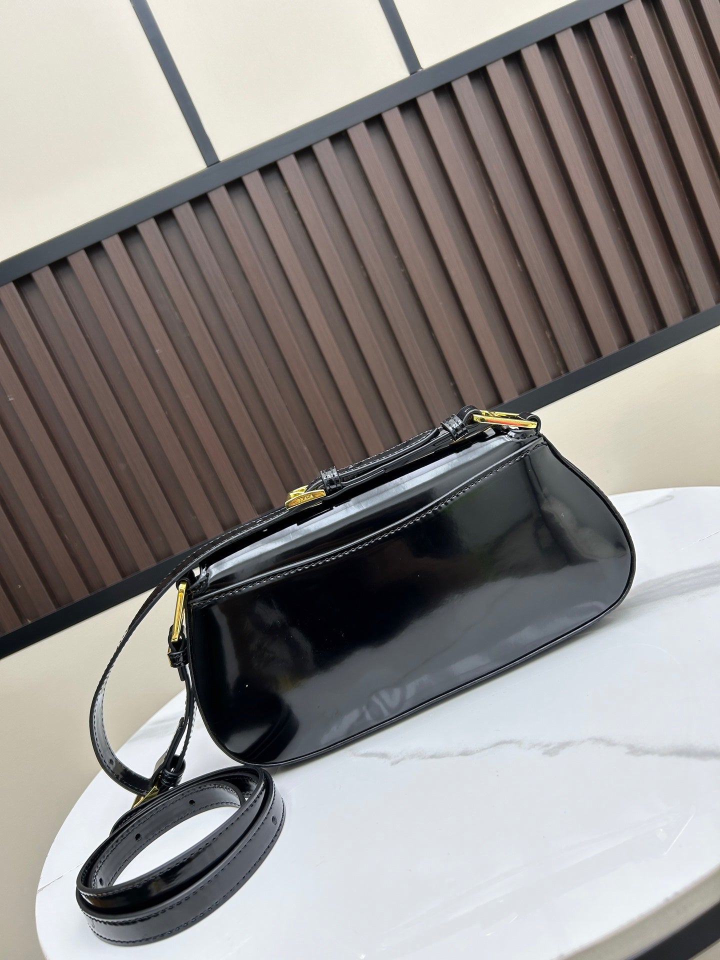 PR Leather Underarm Bag 1825070304